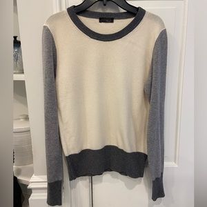Peserico wool colorblock sweater, EUC, Italian Sz 40 (US 4 )